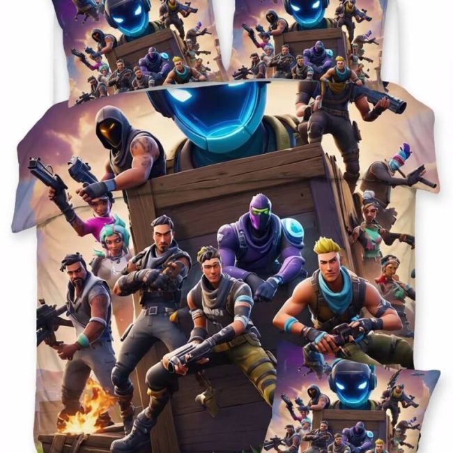 StayPlay Runaway Fortnite Collectie Dekbedovertrek – Inclusief Kussensloop