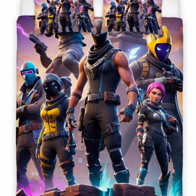 StayPlay Runaway Fortnite Collectie Dekbedovertrek – Inclusief Kussensloop
