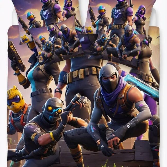 StayPlay Runaway Fortnite Collectie Dekbedovertrek – Inclusief Kussensloop
