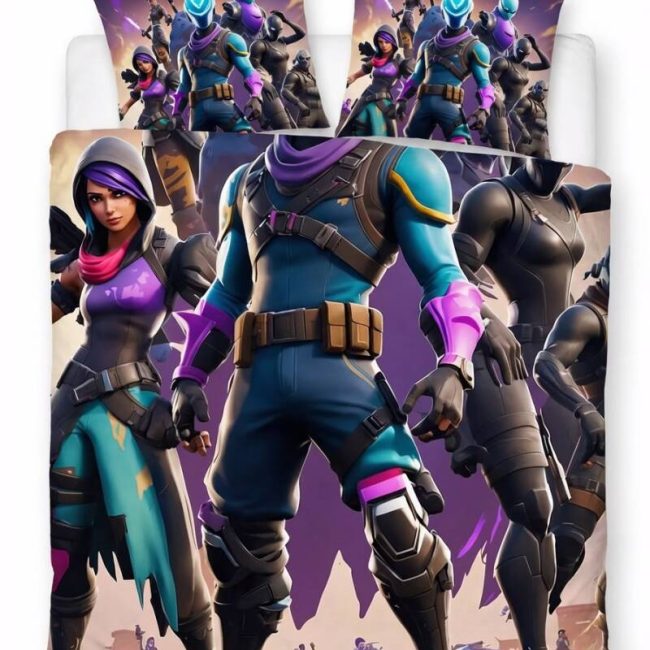 StayPlay Runaway Fortnite Collectie Dekbedovertrek – Inclusief Kussensloop