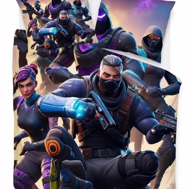 StayPlay Runaway Fortnite Collectie Dekbedovertrek – Inclusief Kussensloop