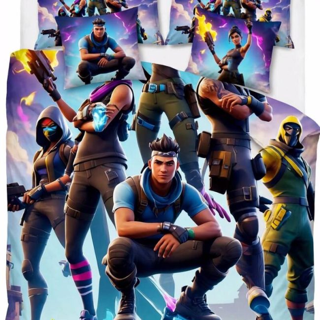 StayPlay Runaway Fortnite Collectie Dekbedovertrek – Inclusief Kussensloop
