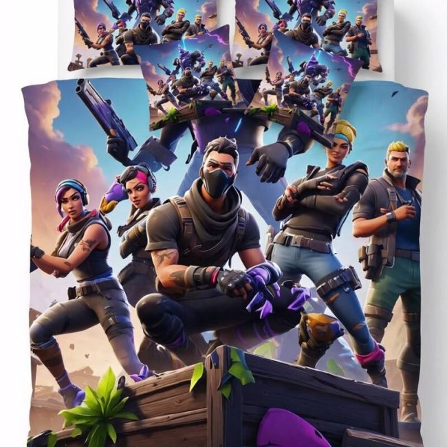 StayPlay Runaway Fortnite Collectie Dekbedovertrek – Inclusief Kussensloop