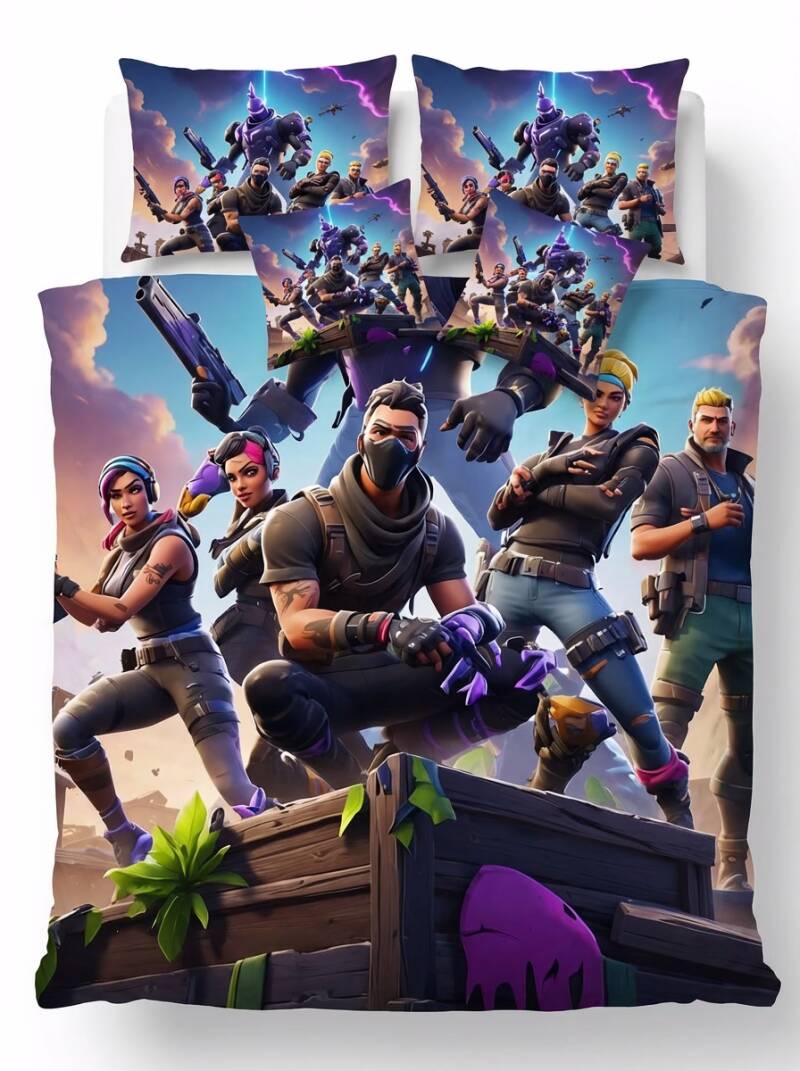 StayPlay Runaway Fortnite Collectie Dekbedovertrek – Inclusief Kussensloop