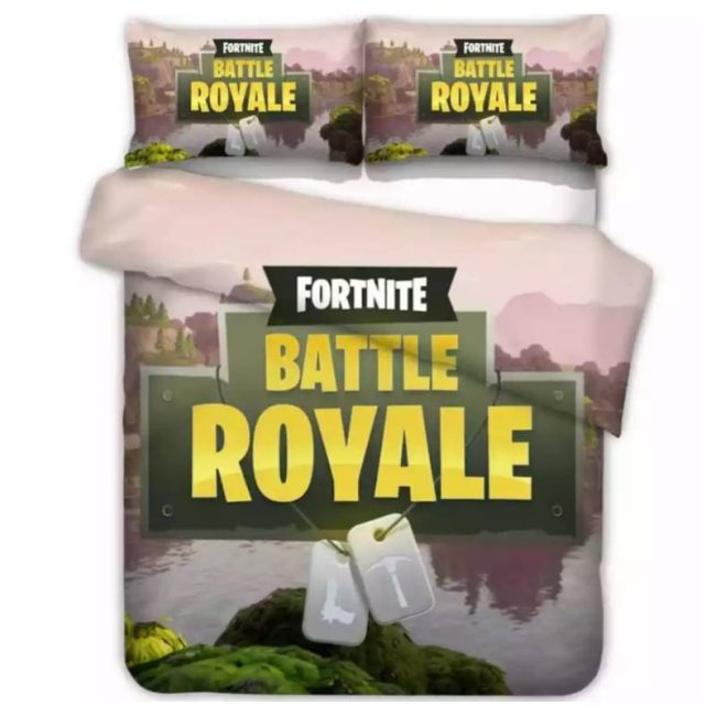 StayPlay Runaway Fortnite dekbedovertrek inclusief kussensloop