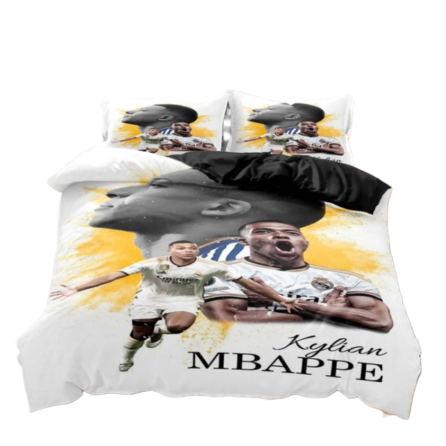 StayPlay Runaway Kylian Mbappé | Voetbal Dekbedovertrek Inclusief Kussensloop