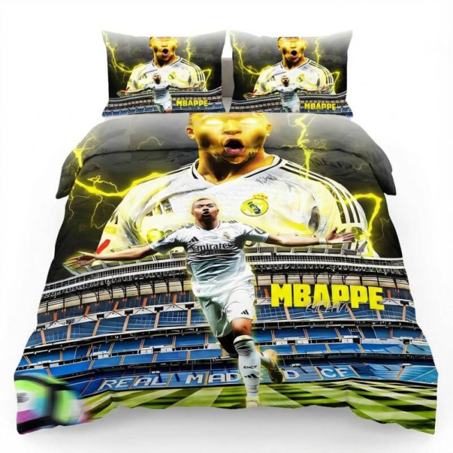 StayPlay Runaway Kylian Mbappé | Voetbal Dekbedovertrek Inclusief Kussensloop