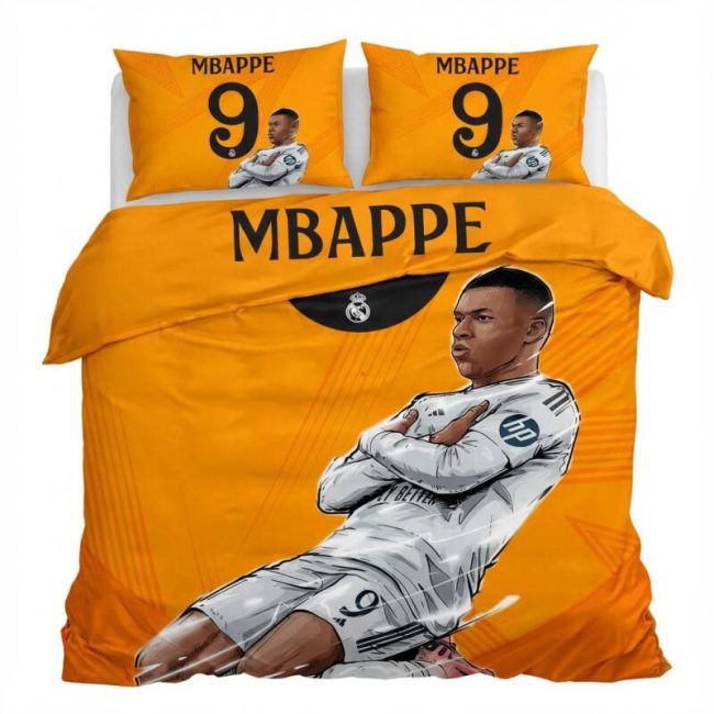 StayPlay Runaway Kylian Mbappé | Voetbal Dekbedovertrek Inclusief Kussensloop