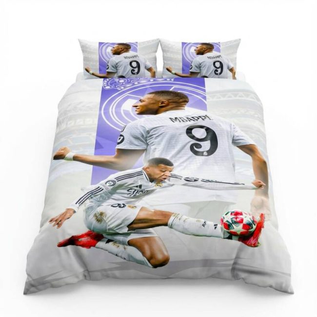 StayPlay Runaway Kylian Mbappé | Voetbal Dekbedovertrek Inclusief Kussensloop
