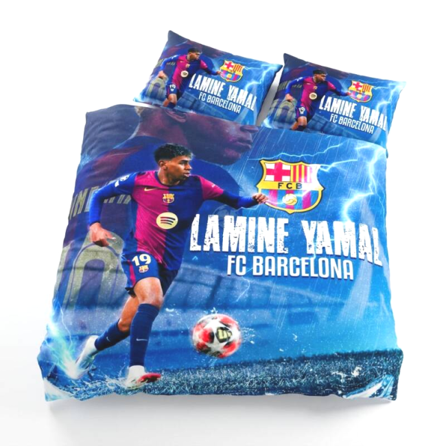 StayPlay Runaway Lamine Yamal Dekbedovertrek – Uniek Voetbaldesign