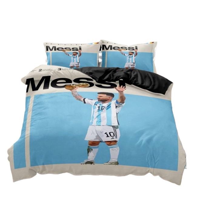 StayPlay Runaway Messi | Voetbal Dekbedovertrek Inclusief Kussensloop