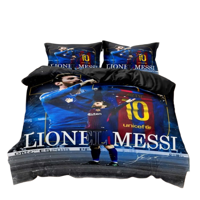 StayPlay Runaway Messi | Voetbal Dekbedovertrek Inclusief Kussensloop