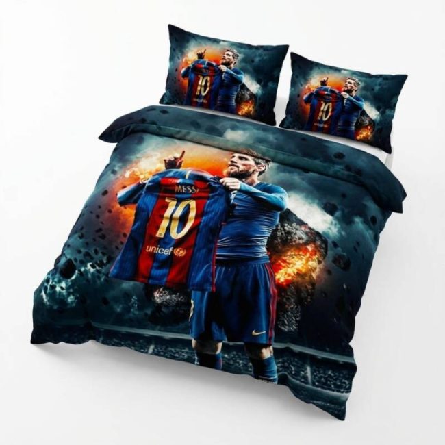 StayPlay Runaway Messi | Voetbal Dekbedovertrek Inclusief Kussensloop