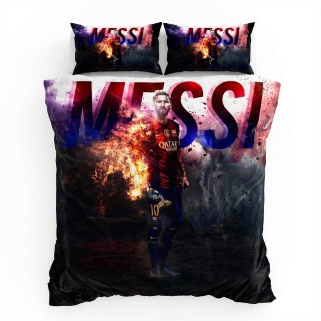 StayPlay Runaway Messi | Voetbal Dekbedovertrek Inclusief Kussensloop