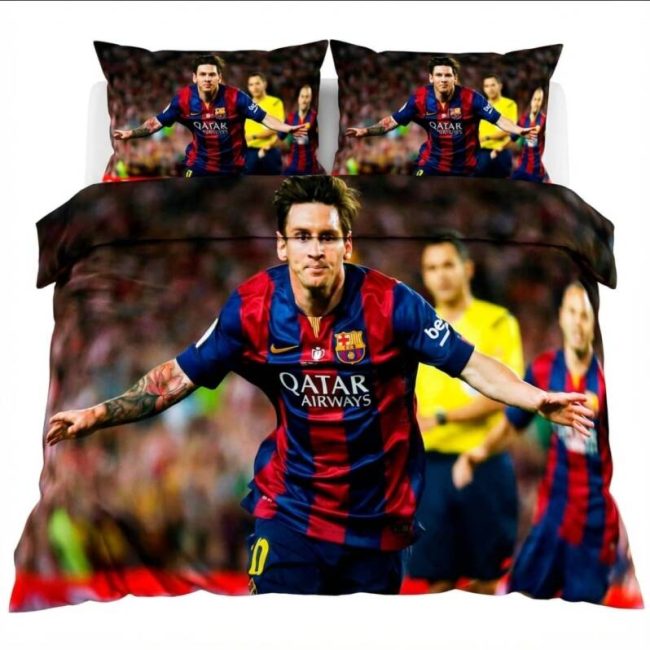 StayPlay Runaway Messi | Voetbal Dekbedovertrek Inclusief Kussensloop