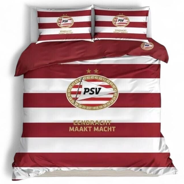 StayPlay Runaway PSV Dekbedovertrek met Kussensloop – Voetbal Beddengoed