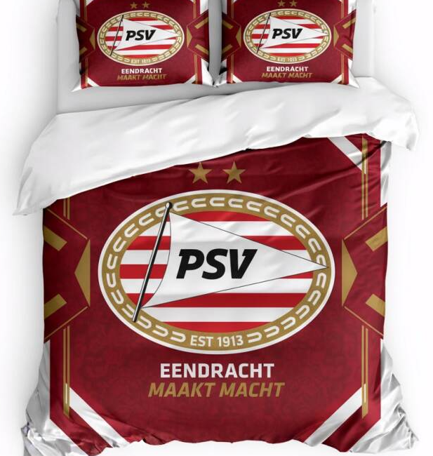 StayPlay Runaway PSV Dekbedovertrek met Kussensloop – Voetbal Beddengoed