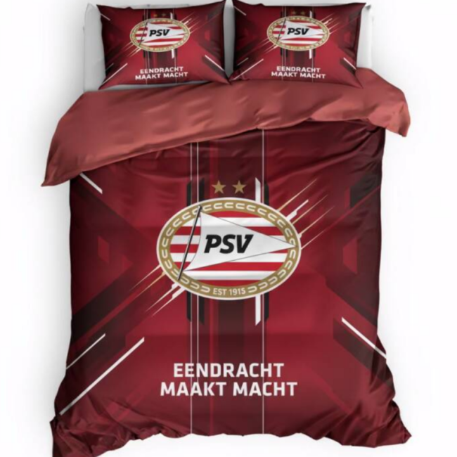 StayPlay Runaway PSV Dekbedovertrek met Kussensloop – Voetbal Beddengoed