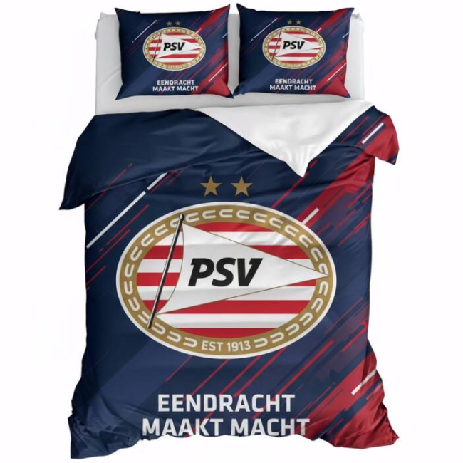 StayPlay Runaway PSV Dekbedovertrek met Kussensloop – Voetbal Beddengoed