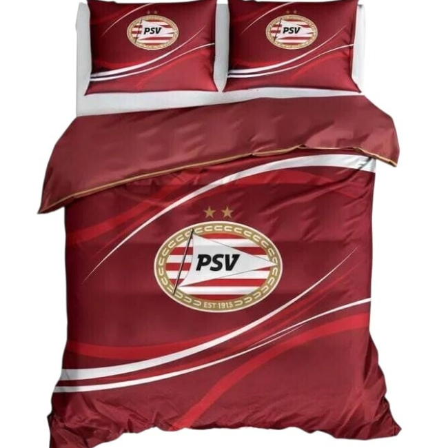 StayPlay Runaway PSV Dekbedovertrek met Kussensloop – Voetbal Beddengoed
