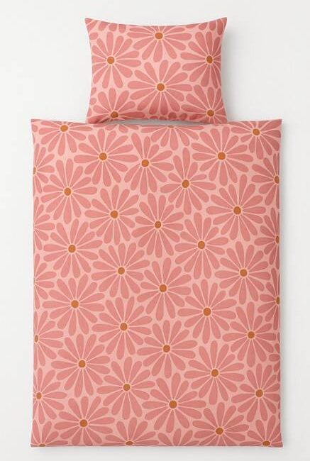 StayPlay Runaway Roze Bloemetjes Dekbedovertrek