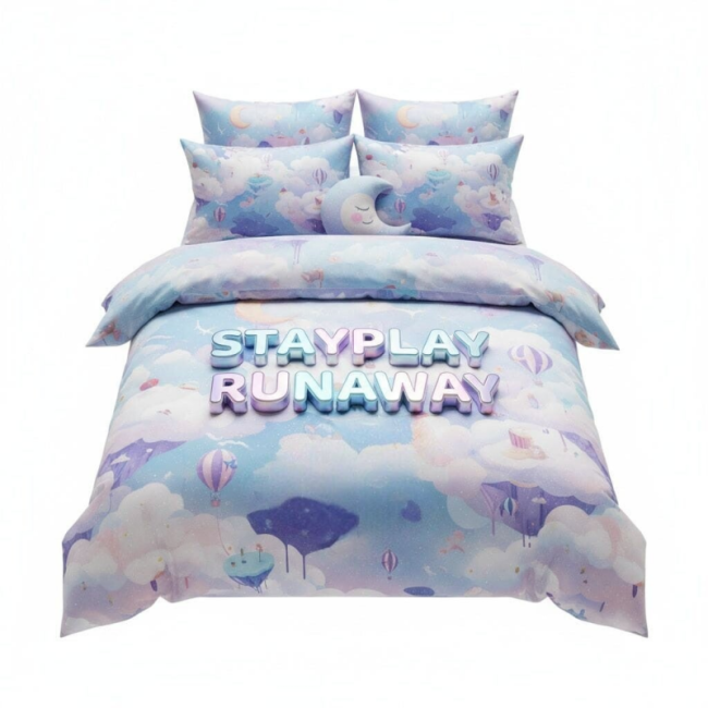 StayPlay Runaway Stayplay Runaway Dekbedovertrek met Kussens