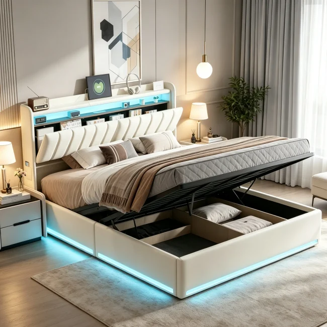 StayPlay Runaway Bed 140x190cm – Beige 233084