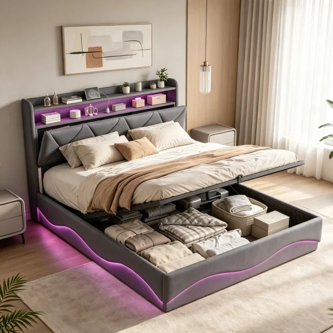StayPlay Runaway Bed 160x200cm – Grijs 233126