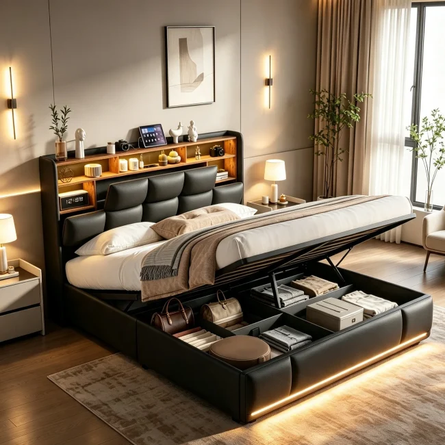 StayPlay Runaway Bed 140x200cm – Zwart 233339