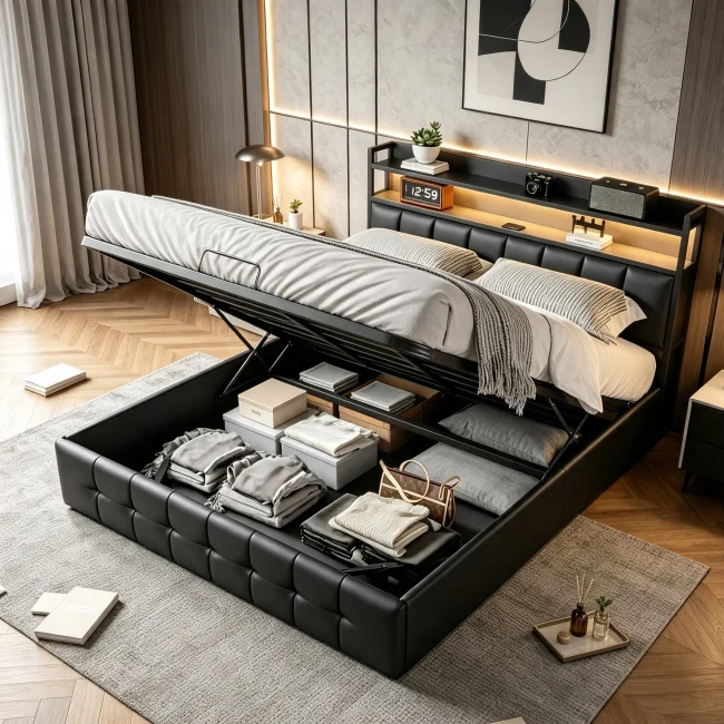StayPlay Runaway Bed 140x190cm – Zwart 233105