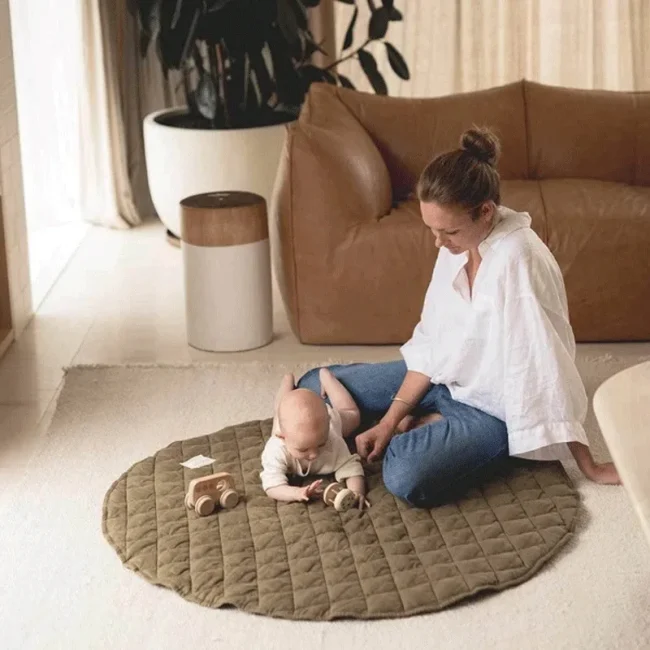 Katoenen stof Kids Baby Play kruipmat