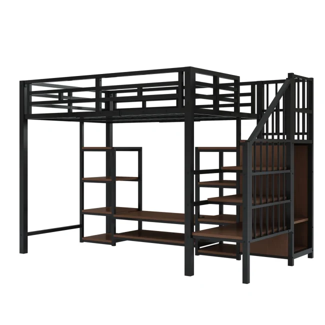 StayPlay Runaway Bed 90x200cm – Zwart