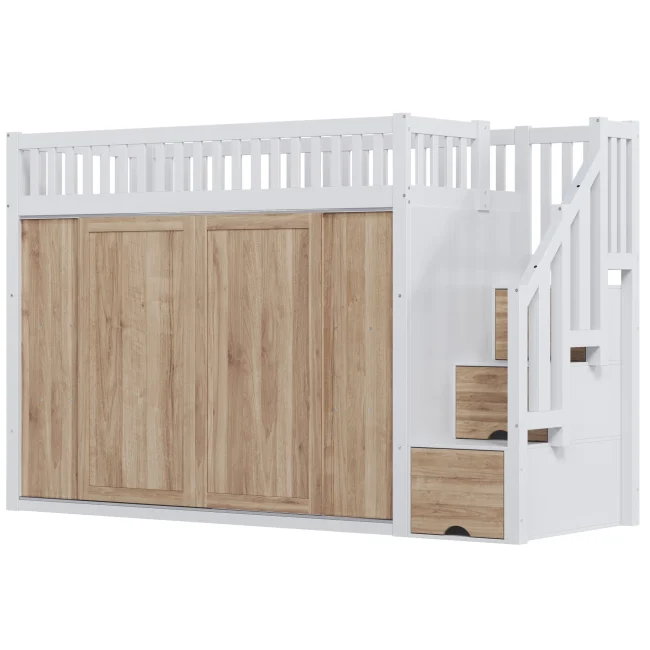 StayPlay Runaway Kledingkast 90x200cm – Wit 227523
