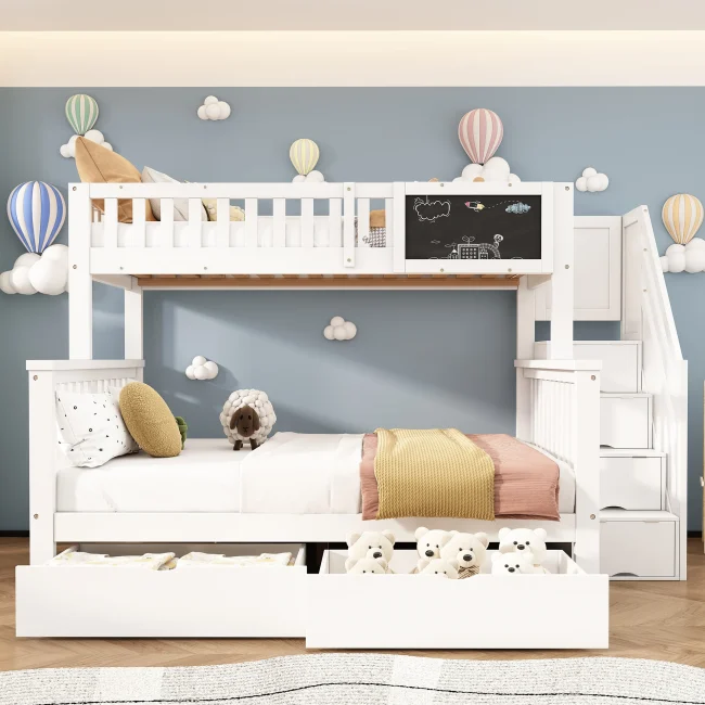 StayPlay Runaway Stapelbed 90x200cm – Wit 231926