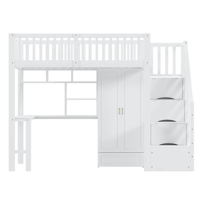 StayPlay Runaway Kledingkast 90x200cm – Wit 227593