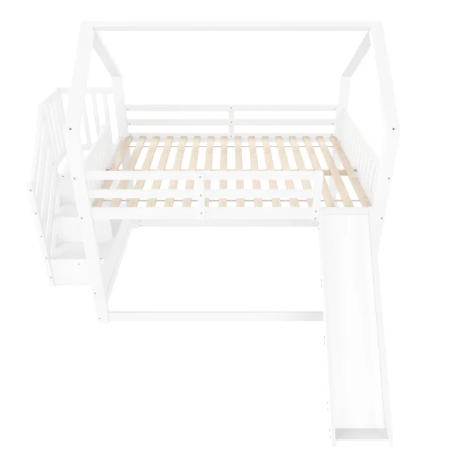 StayPlay Runaway Stapelbed 140x200cm – Wit
