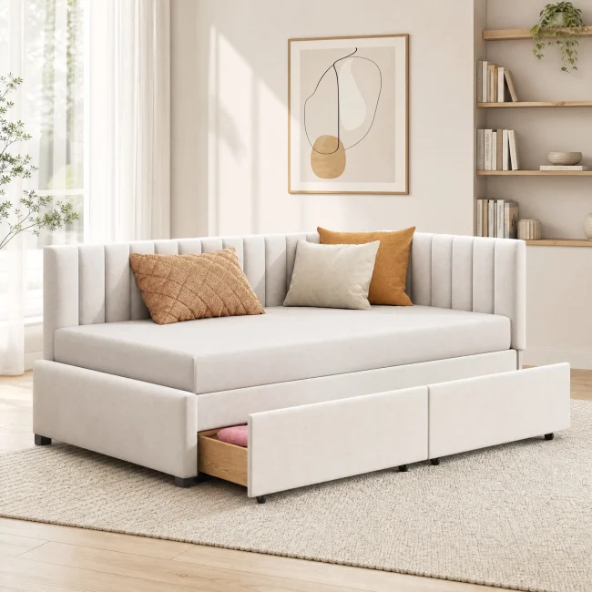 StayPlay Runaway Bed – Beige
