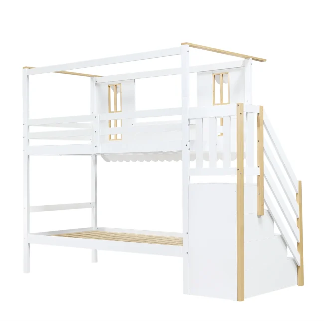 StayPlay Runaway Stapelbed 90x200cm – Wit 232152