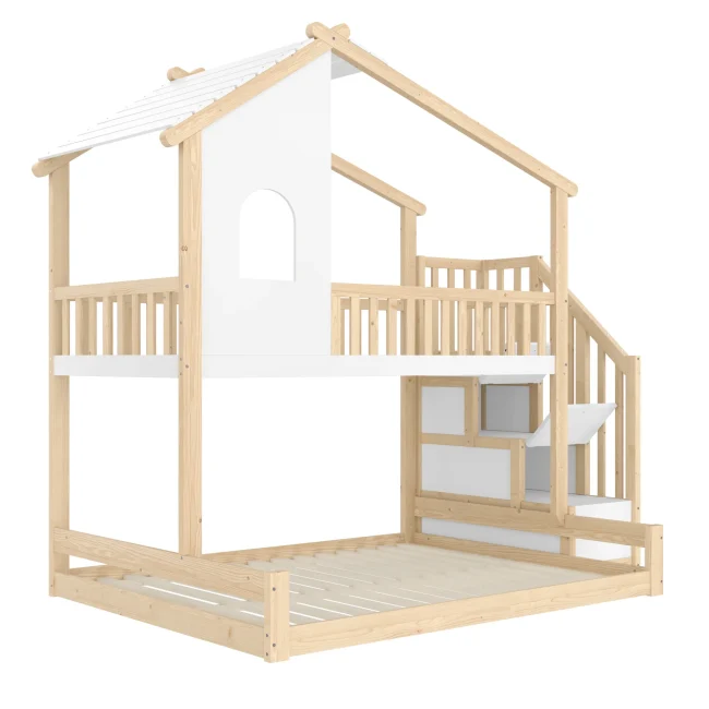 StayPlay Runaway Stapelbed 90x200cm – Wit 232312