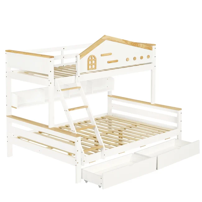 StayPlay Runaway Stapelbed 90x200cm – Wit 227893