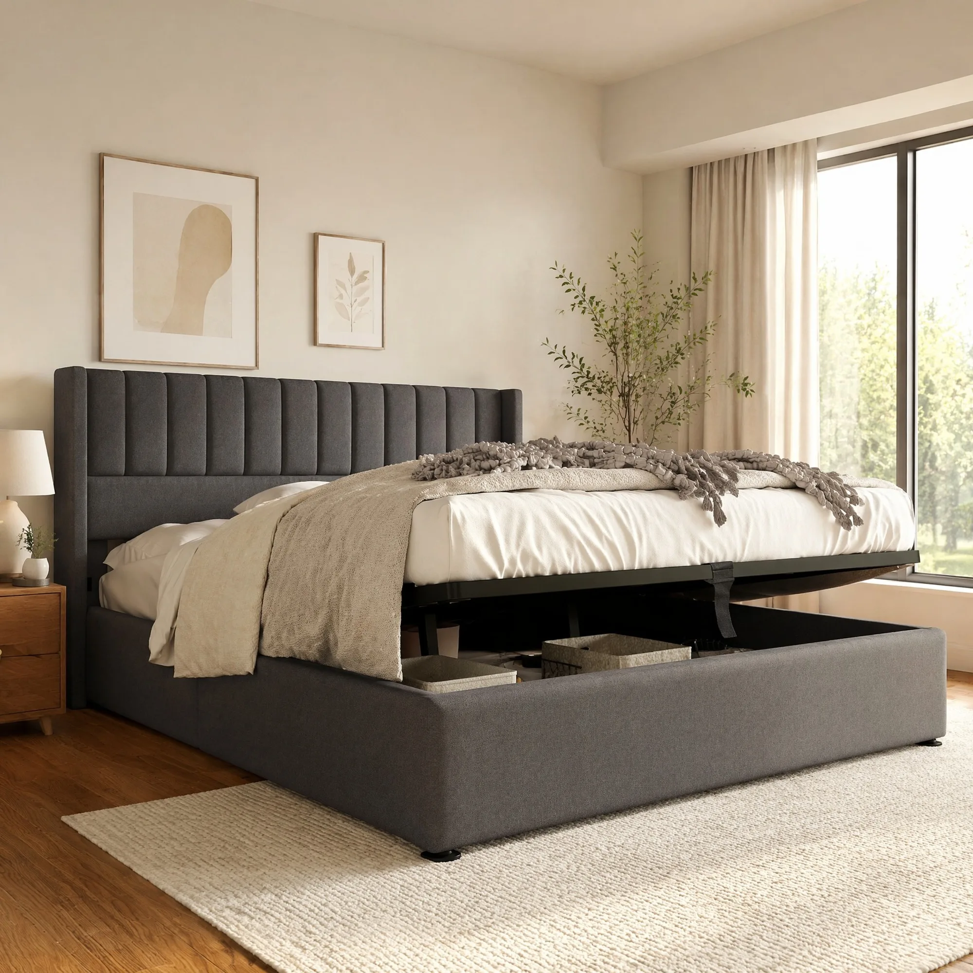 StayPlay Runaway Bed 160x200cm – Grijs 231512