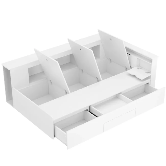 StayPlay Runaway Boekenplank 90x200cm – Wit