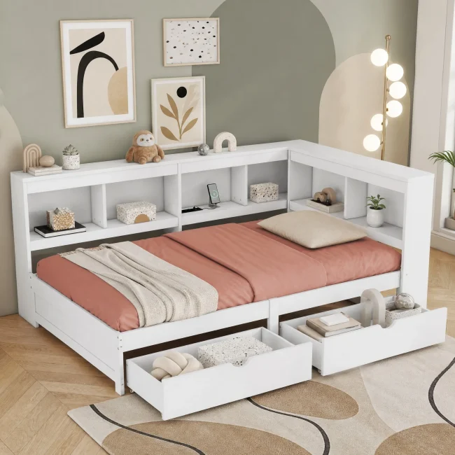 StayPlay Runaway Bed 90x200cm – Wit 227763