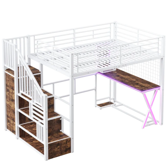 StayPlay Runaway Bed 140x200cm – Wit 227903