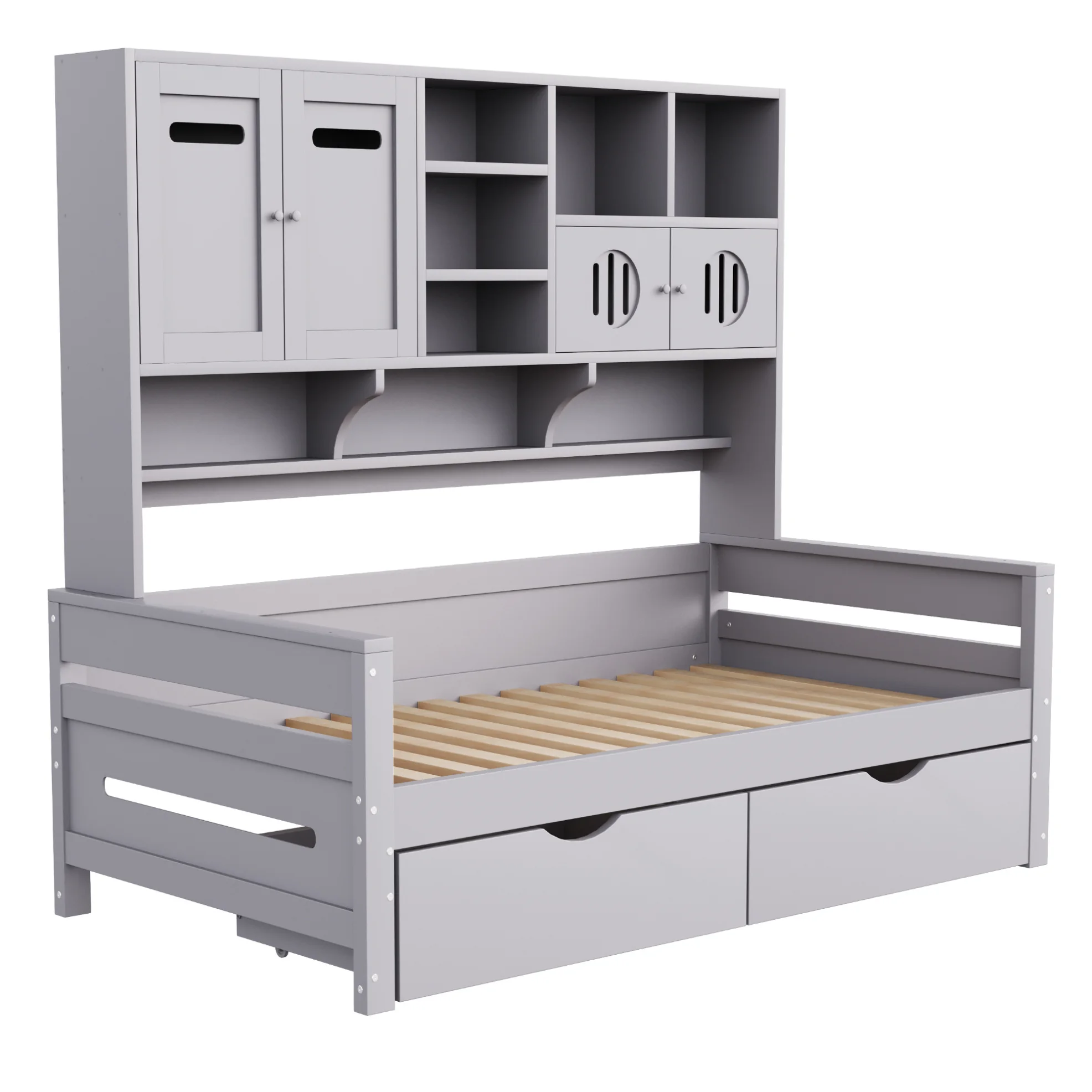 StayPlay Runaway Bed 90x200cm – Grijs 229573