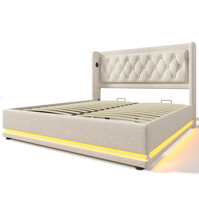 StayPlay Runaway Bed 180x200cm – Beige 229263