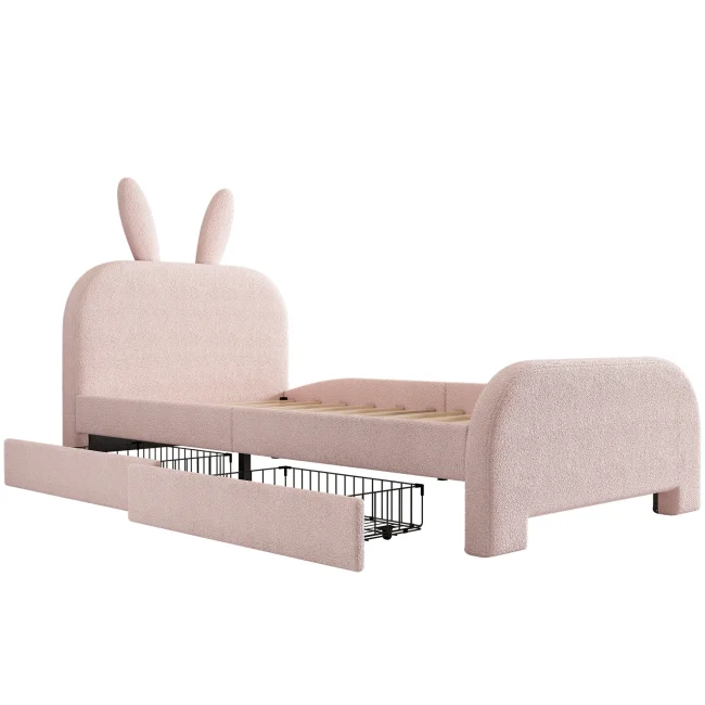 StayPlay Runaway Bed 90x200cm – Roze 228943