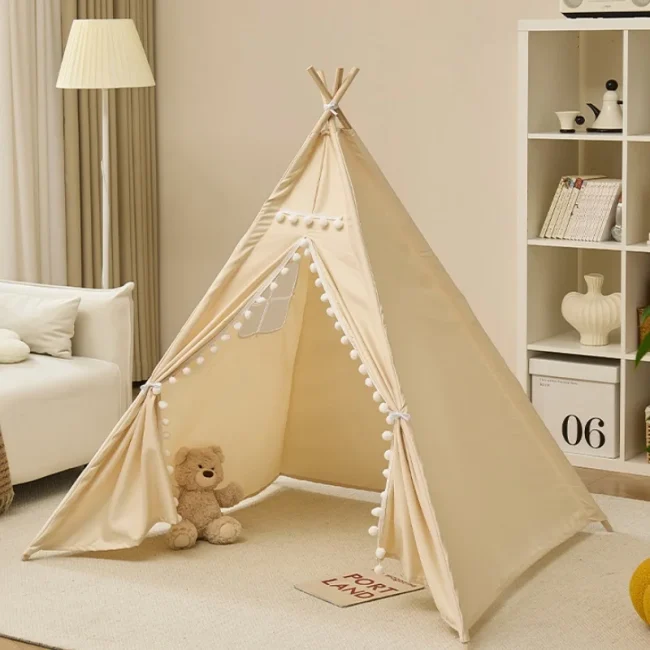 Kid Play House Wigwam voor kinderen 1,35/1,6 m Draagbare kinderen Tipi Tenten Tipi Tent Tipi Infantil Kid Tent Meisje Speelkamer
