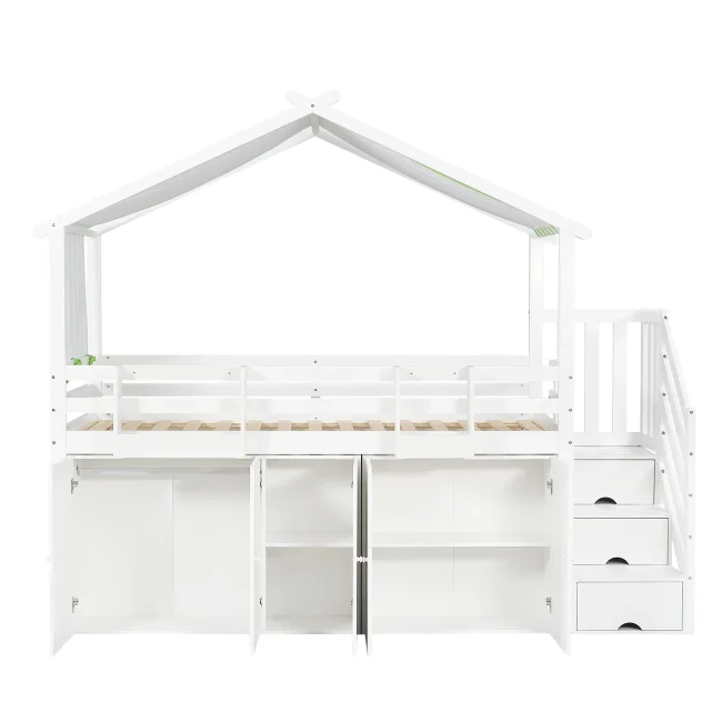 StayPlay Runaway Stapelbed 90x200cm – Wit 228903
